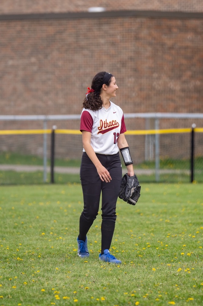 Zoe James.    Ithaca Softball