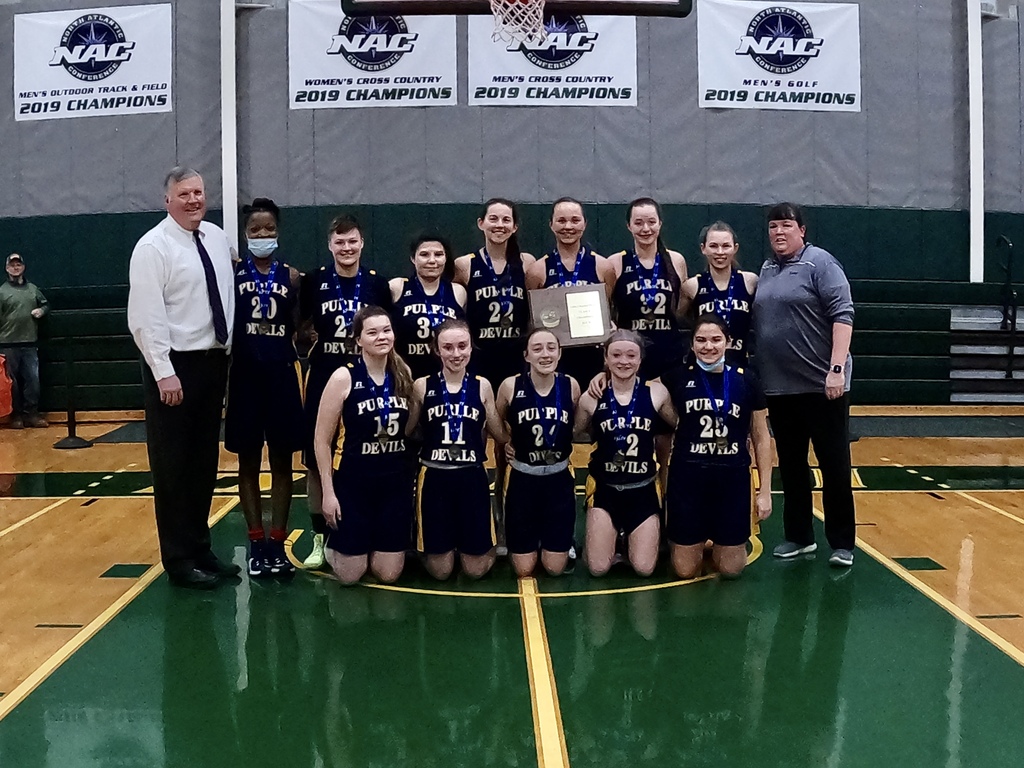 Franklin Lady Purple Devils Basketball Section IV Class D Champions