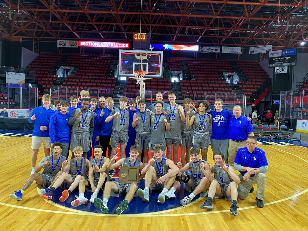 Maine-Endwell Spartans Boys Basketball Class A Champions